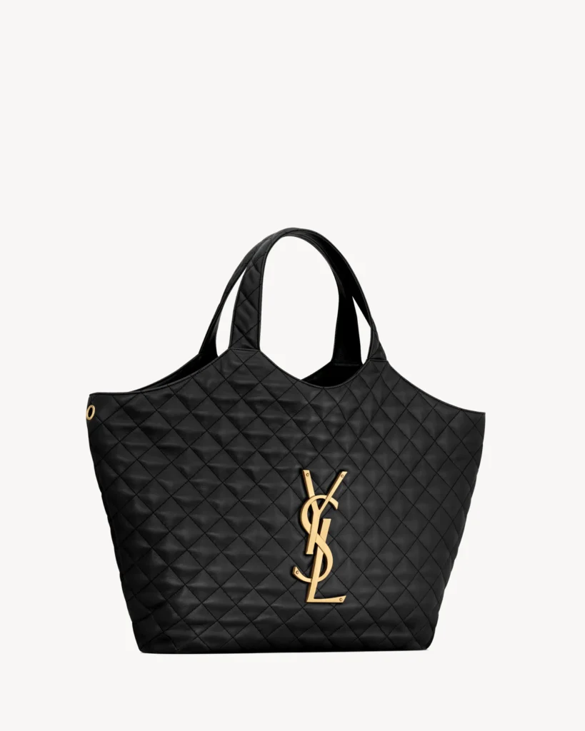 Bolsa Maxi Icare Yves Saint Laurent Preta