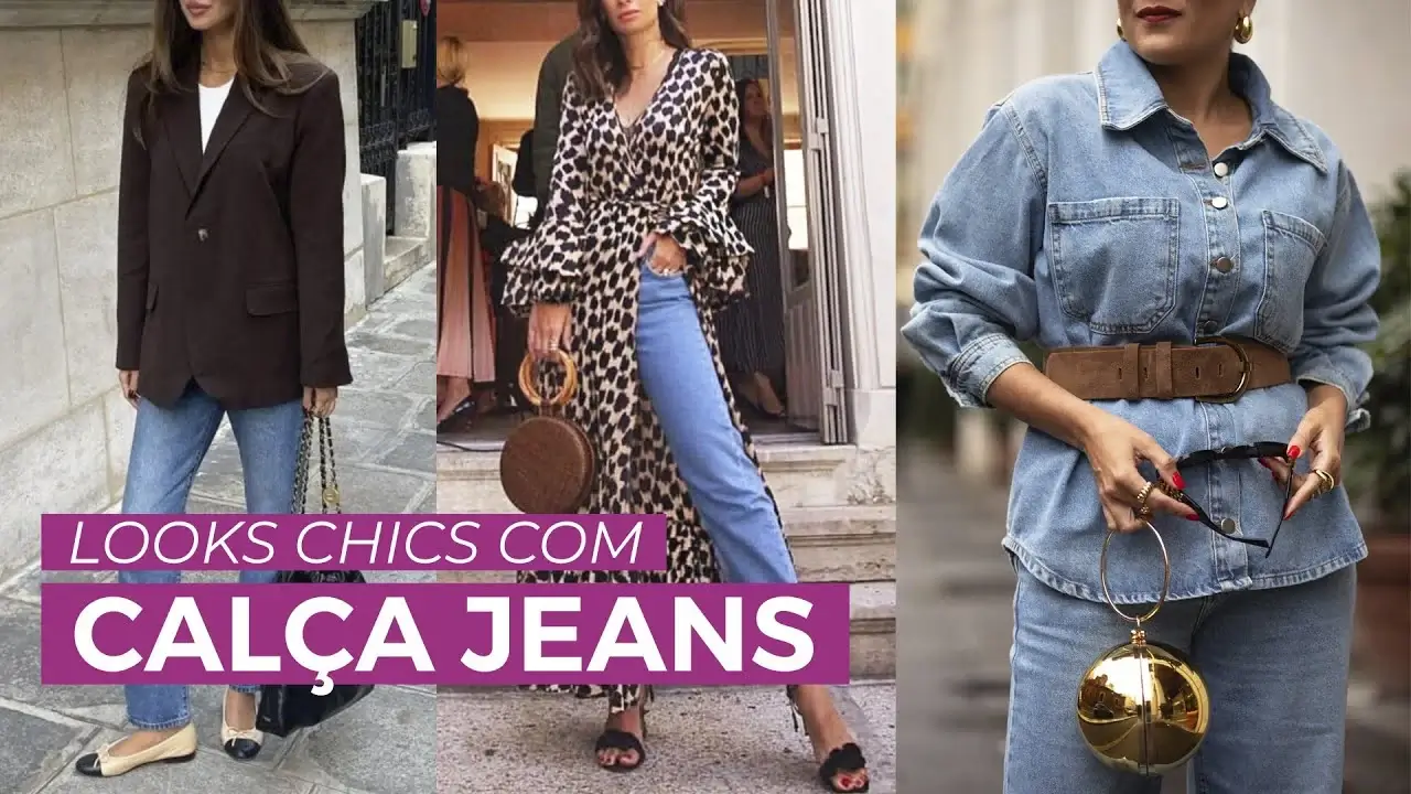 como ficar mais ELEGANTE com calça JEANS