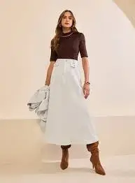 Saia Evasê em Alfaiataria