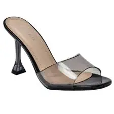 Salto Alto Acrílico Fumê