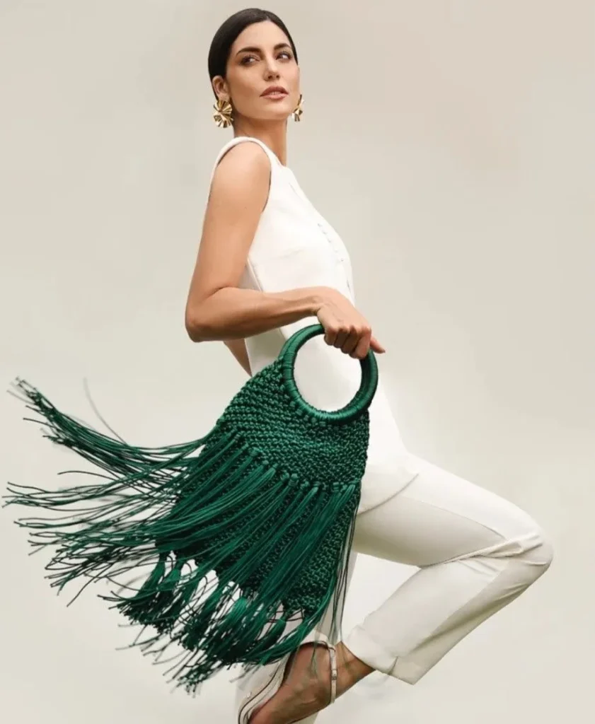 Bolsa Crochet Verde