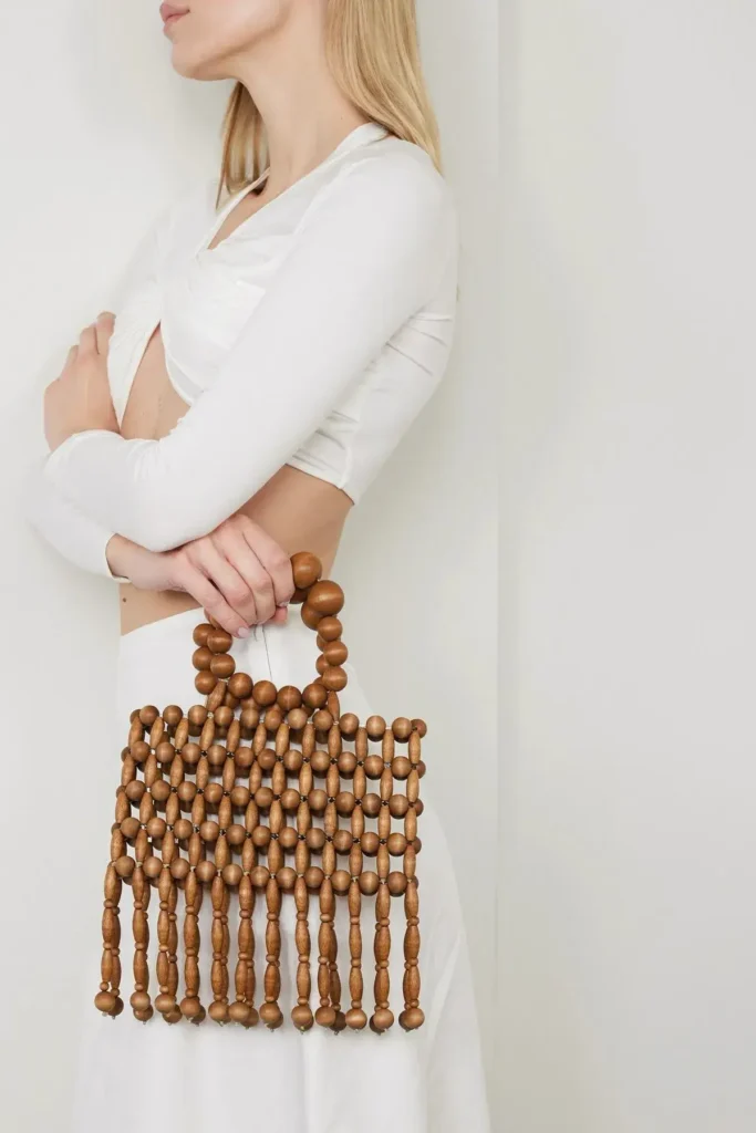 Bolsa de Madeira e Contas