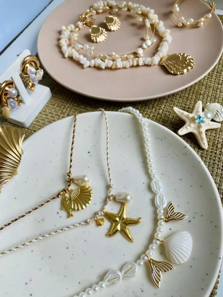Brincos e Colares Estilo Praia - Acessórios