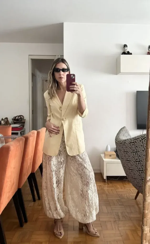 Calça Aladin de Renda