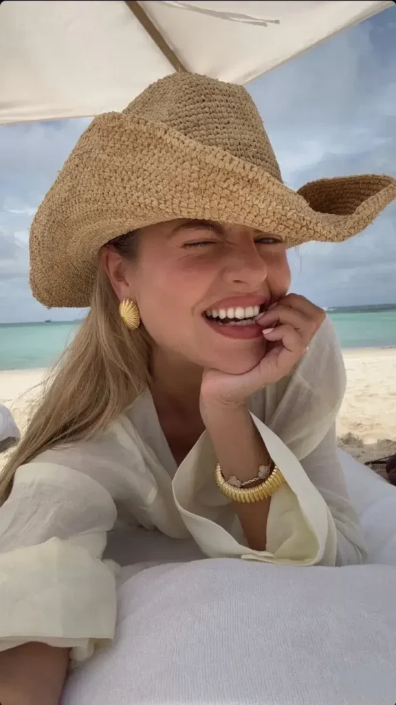 Chapéu Cowboy Palha praia