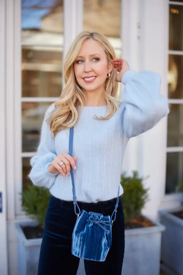 Ice blue com Acessório Azul Marinho