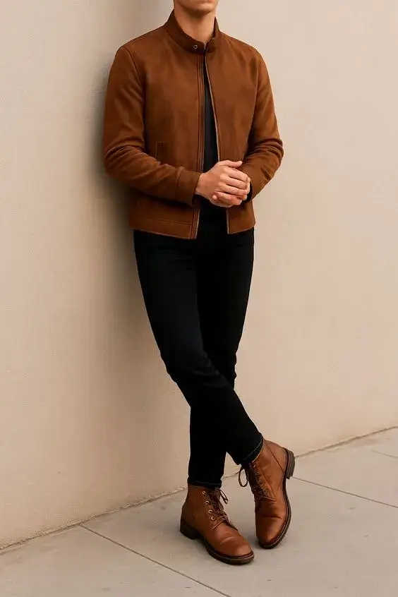 Jaqueta de Camurça Marrom