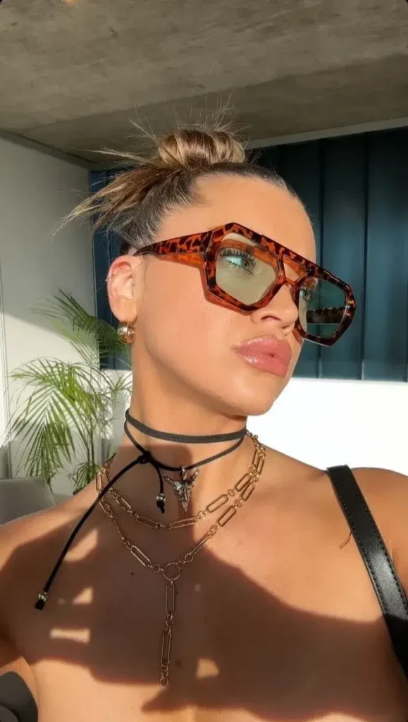 Oculos Gigante tartaruga Lentes Grandes Translucidas