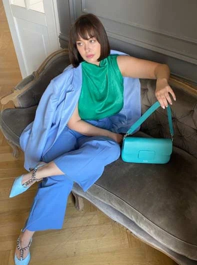 Peças Verdes com Azul e Ice Blue