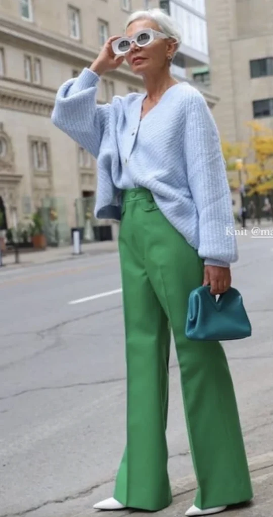 calça verde com camisa ICE Blue