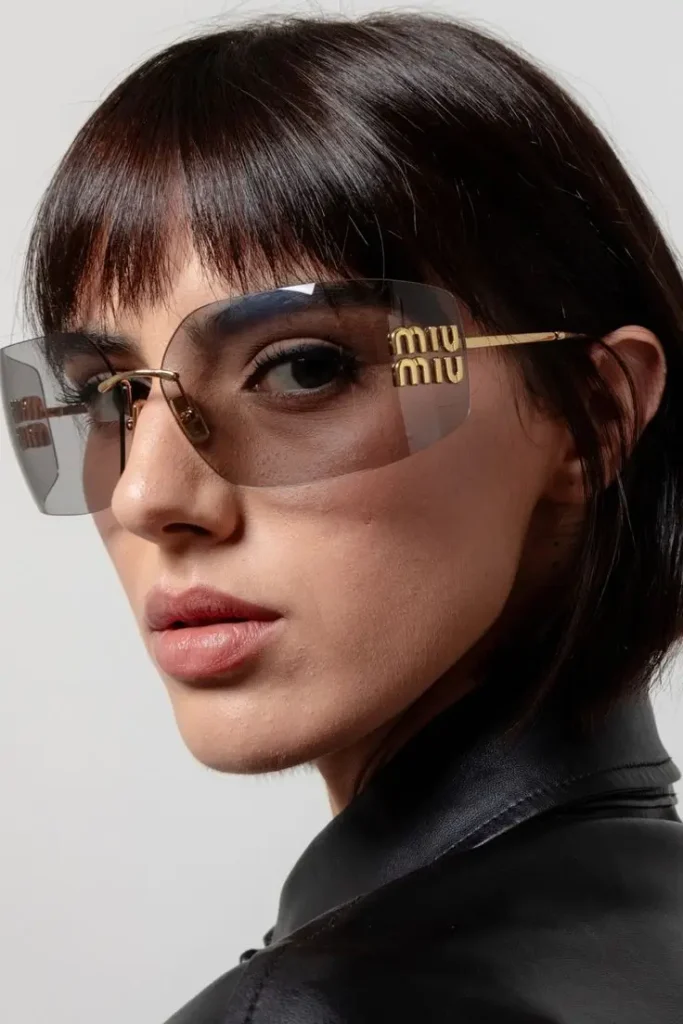 oculos rimless miu miu