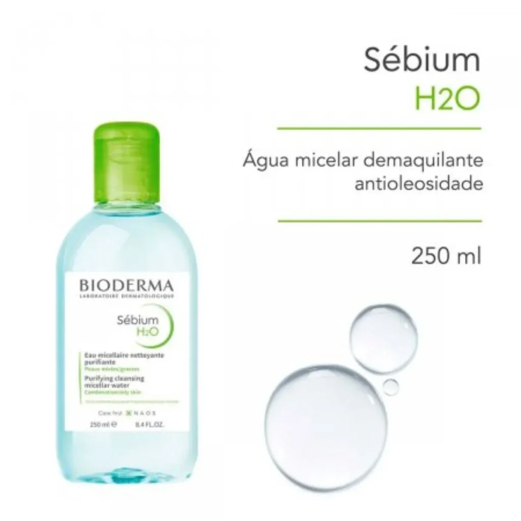 Água Micelar Demaquilante Antioleosidade Sébium H2o Bioderma