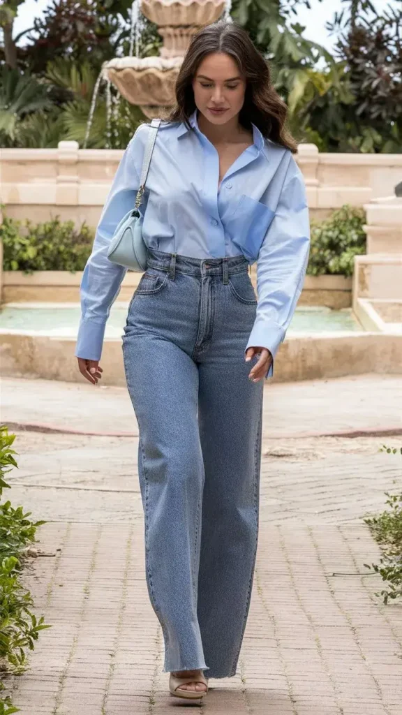 Calça Jeans Cintura Média