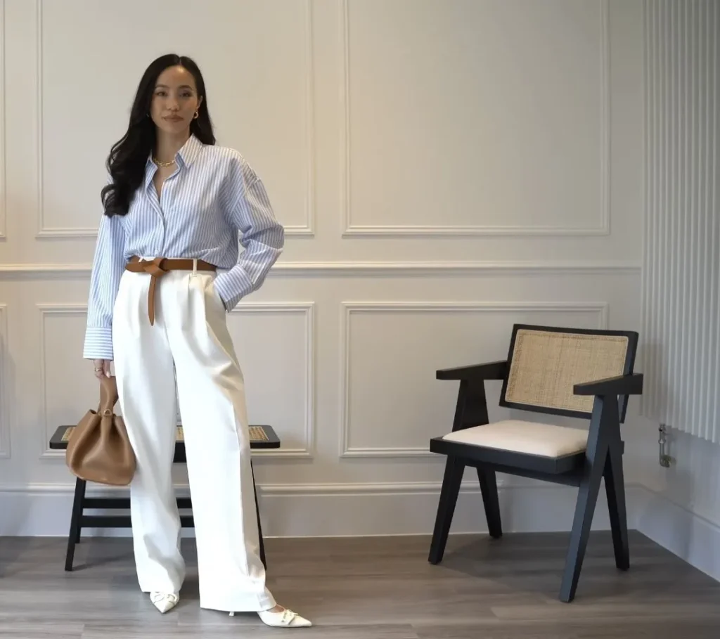 Cinto Bolsa e Sapato Cores Distintas Neutras