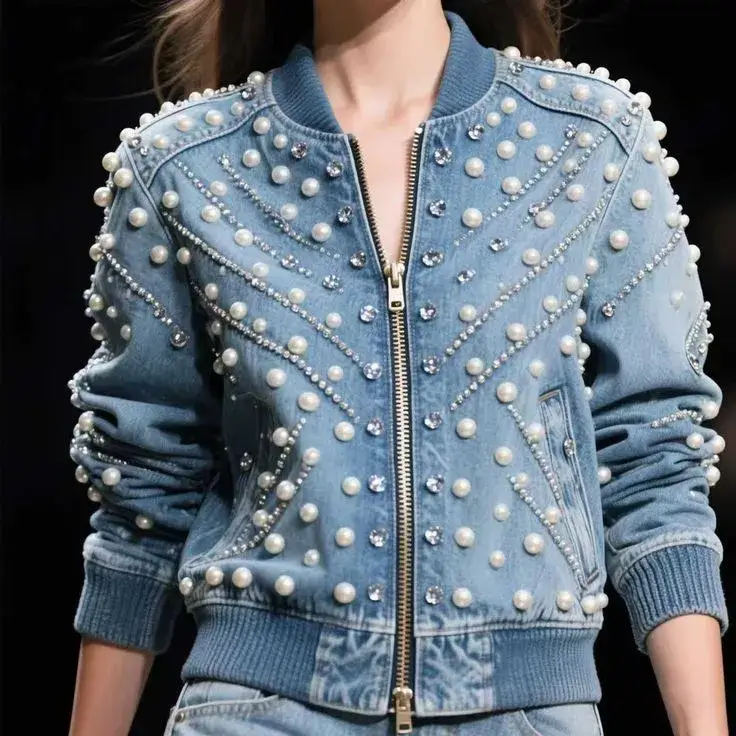 Jaqueta com Pérolas