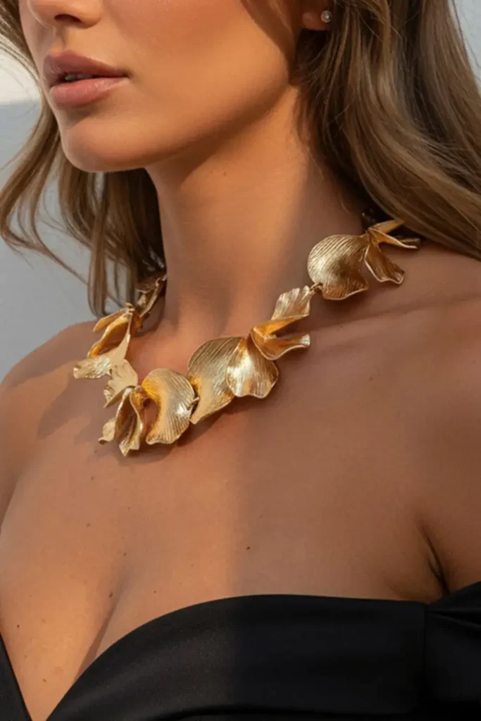 Maxicolar Dourado Retorcido