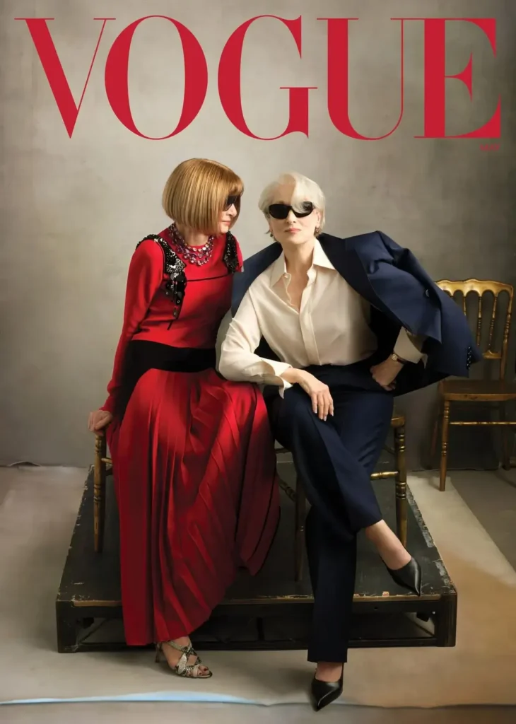 Meryl Streep and Anna Wintour Vogue