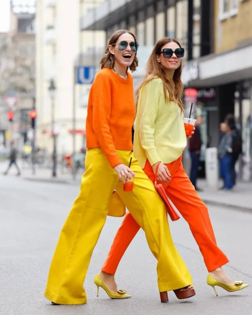 Laranja e Amarelo Vibrantes
