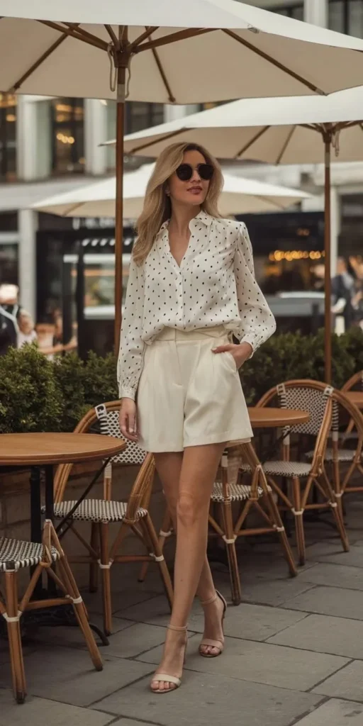Chemise Poá com Short