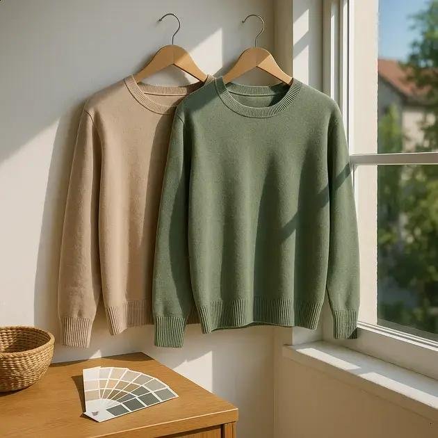 Como a luz natural muda completamente a aparência das cores das roupas e como escolher tons que funcionam em qualquer ambiente