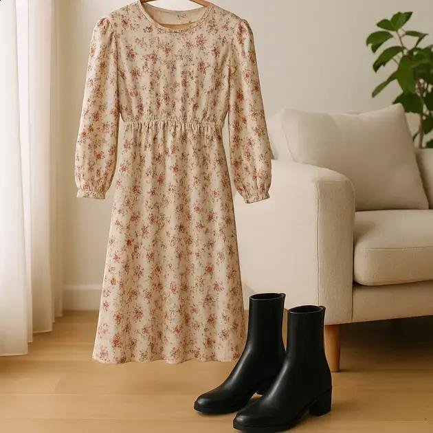 Como combinar botas com vestidos sem deixar o look pesado