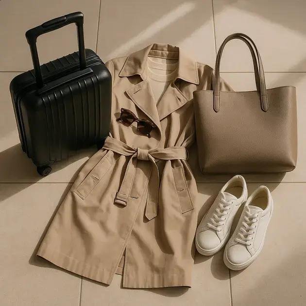 Como criar um look de aeroporto elegante usando peças que você já tem