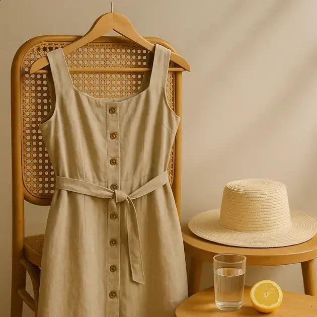 Como escolher o vestido de linho ideal para enfrentar o calor sem abrir mão do estilo