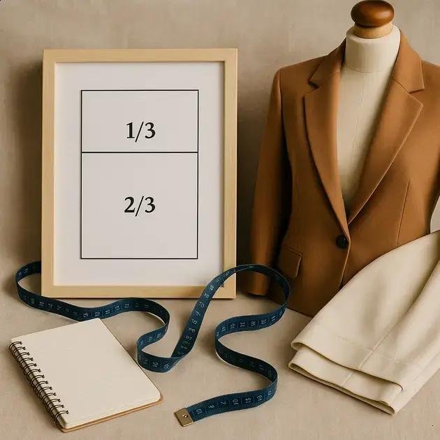 O segredo da proporção usada pelos estilistas para criar looks visualmente mais elegantes